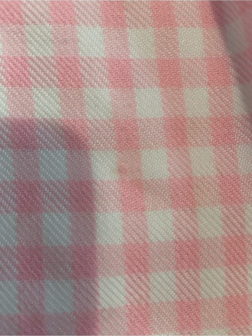 Vintage Pink and White Gingham A-Line Skirt - Picture 5 of 7